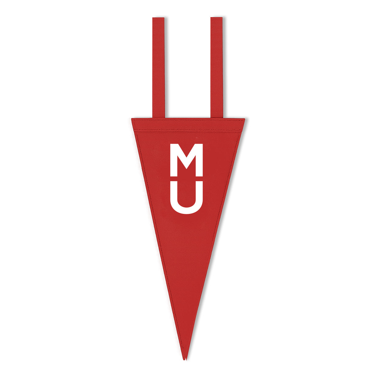 MU Felt Pennant – Classic Red