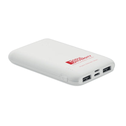 Power Bank 5000 mAh – White